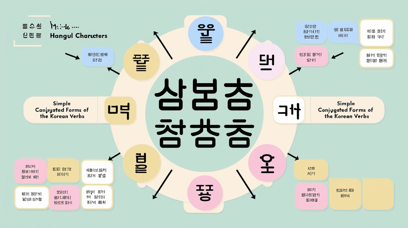 Featured image for Conquer Regular Korean Verb Conjugation with Ease