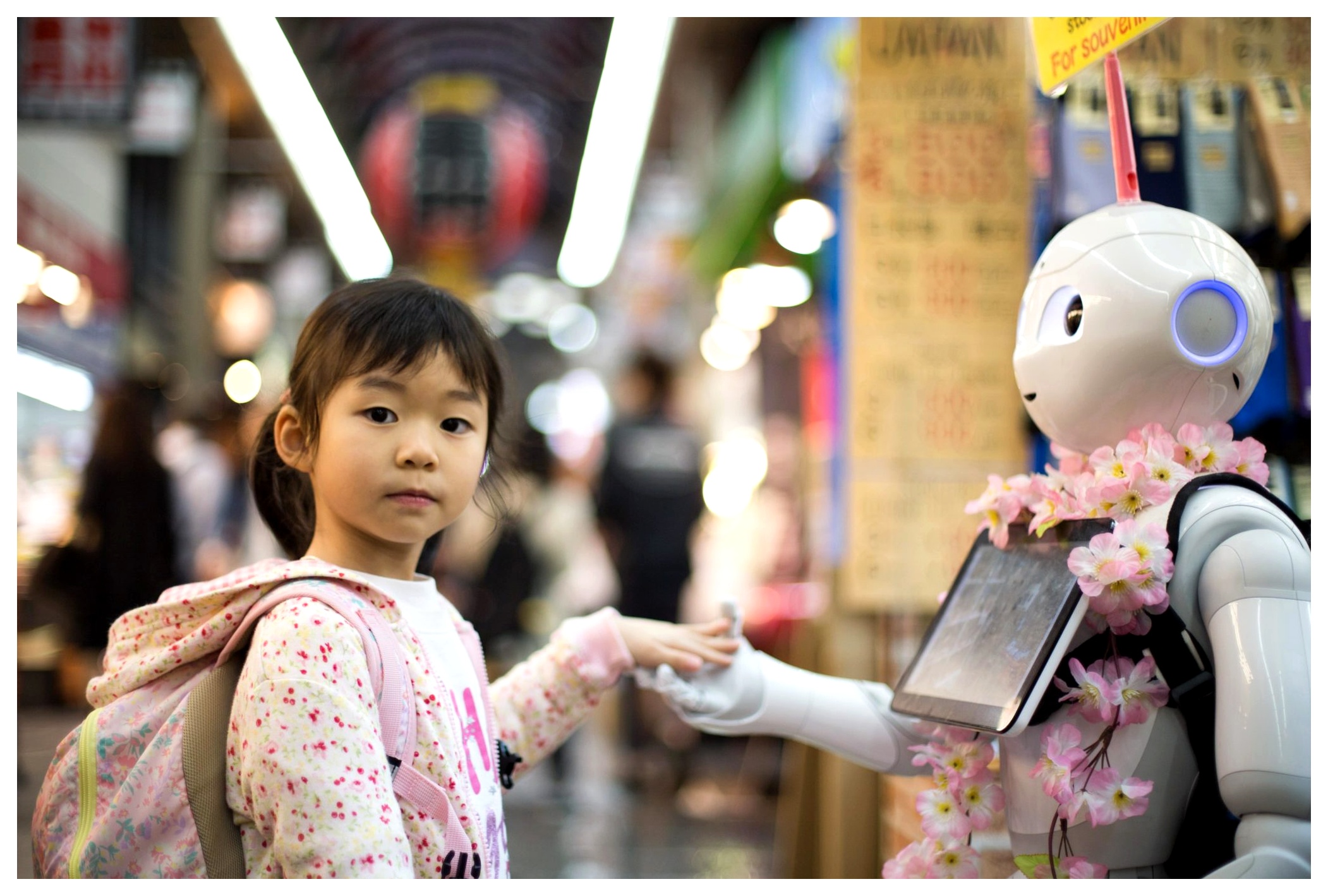 human and robot
