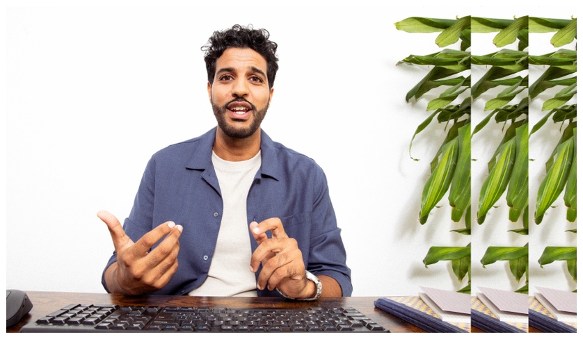 Preply student talking to his tutor during an online class