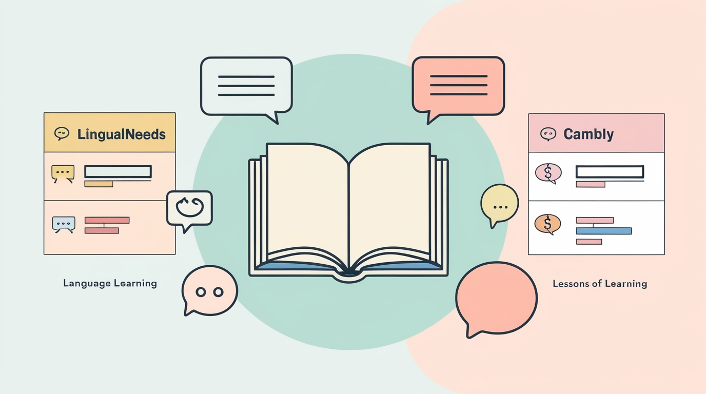 Featured image for LingualNeeds vs Cambly: 2024 Comparison Guide