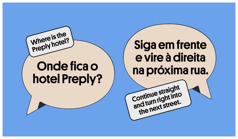 Onde fica o hotel Preply_Example dialogue