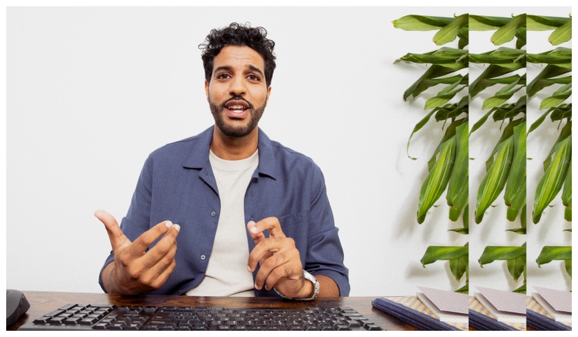 Preply student talking to his tutor during an online class