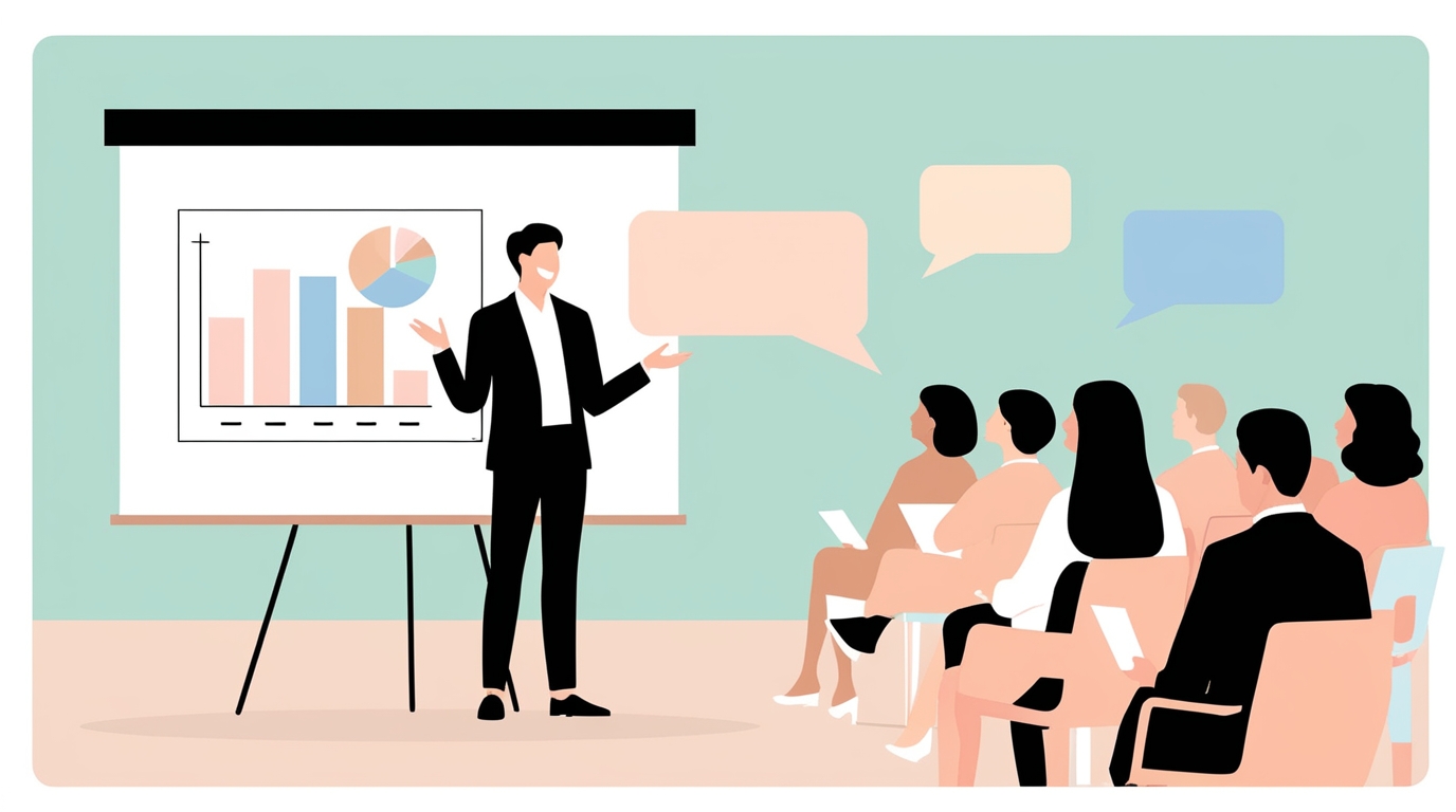 Featured image for Over 200 Key Phrases for Business Presentations + 10 Tips