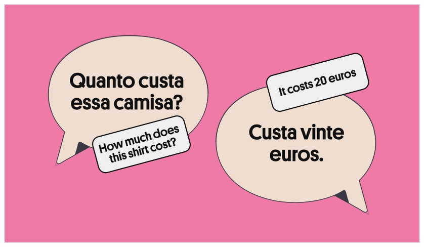 Quanto custa essa camisa_Example dialogue