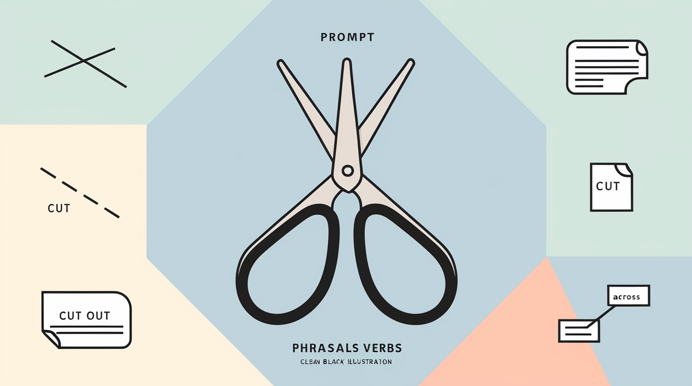 Featured image for 7 Essential Phrasal Verbs with "Cut" in English