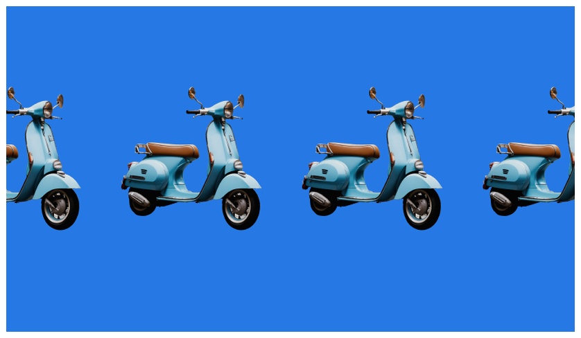 Italian Vespa scooter