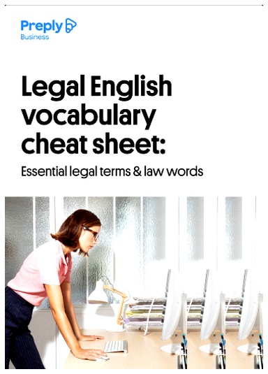 legal terms vocabulary