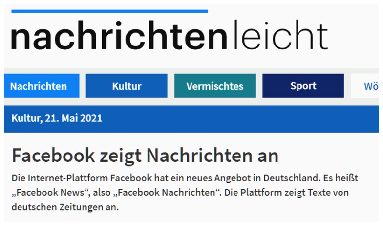 Reading German newspaper headlines