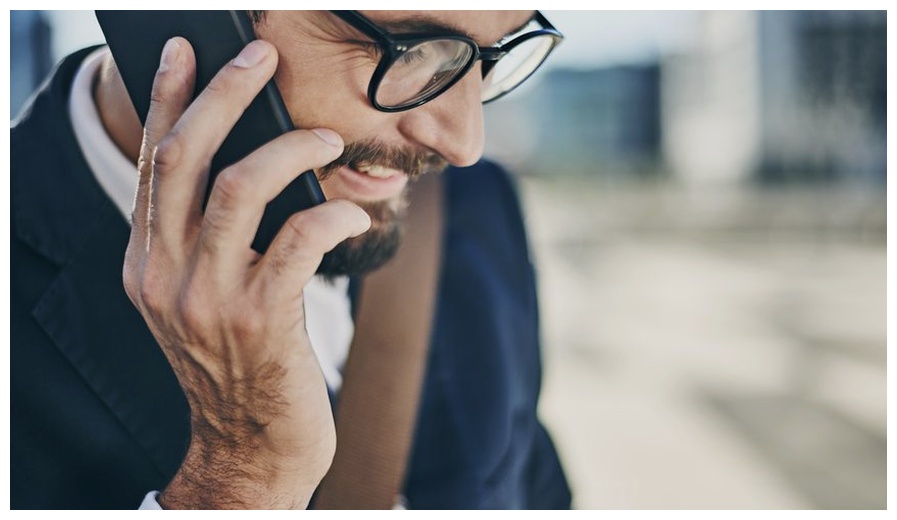 talk professionally on the phone