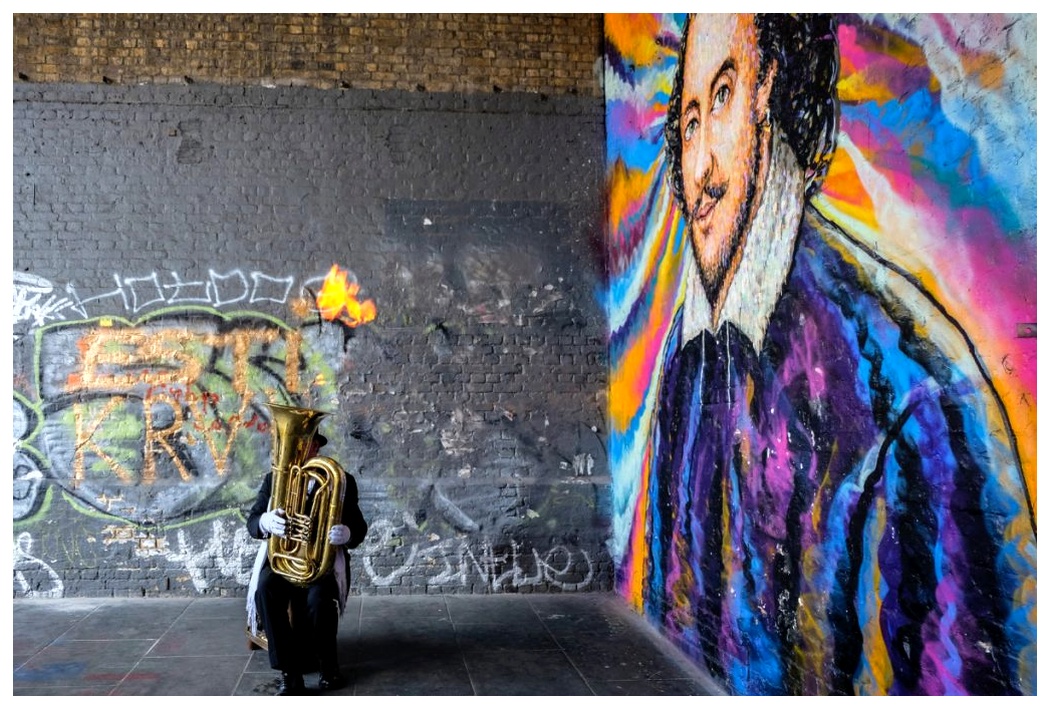The Importance of English in Today’s World Shakespeare mural